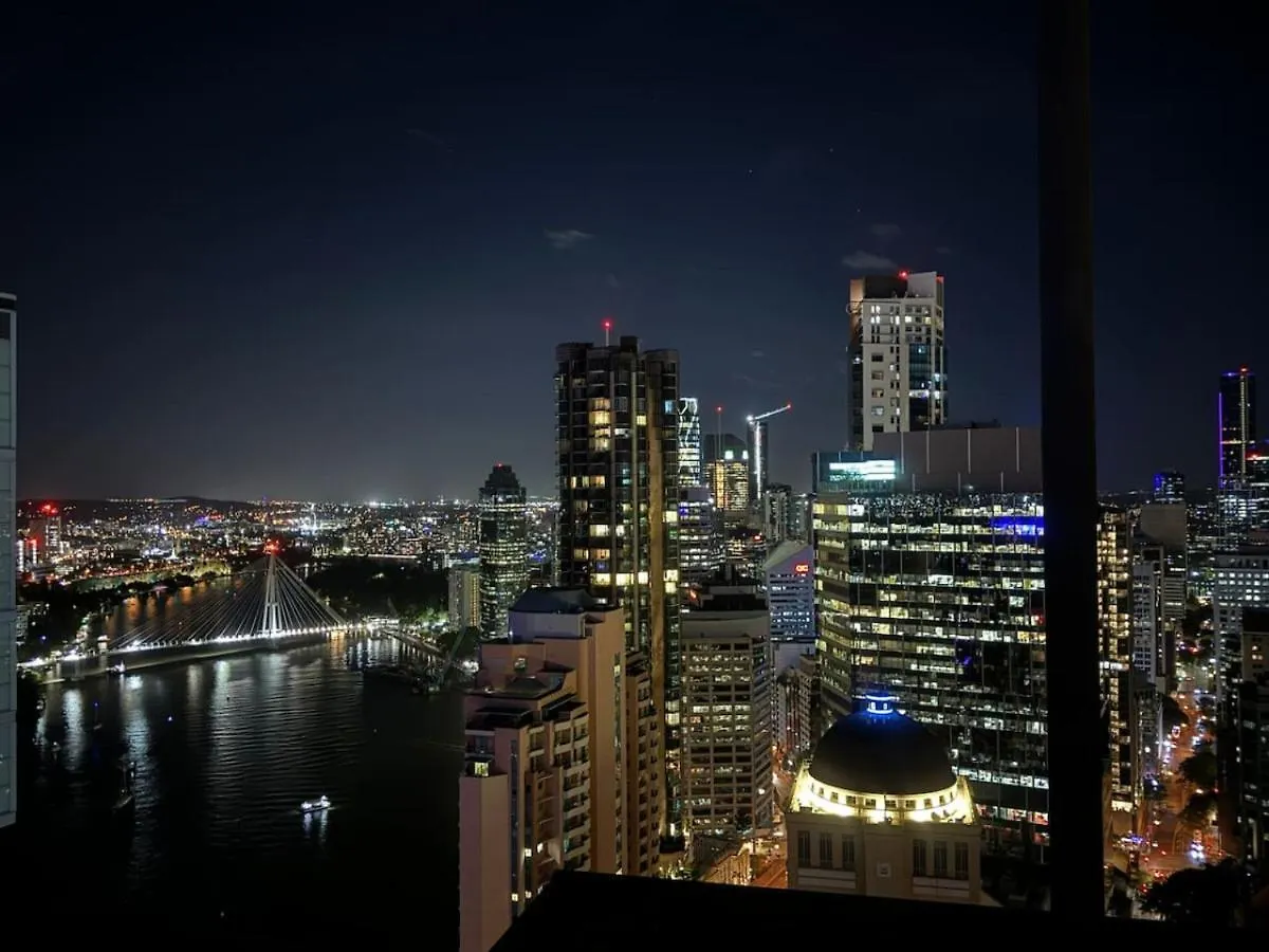 Apartman Luxury 3Br Suite Stunning Skyline-River-View At Cbd Brisbane